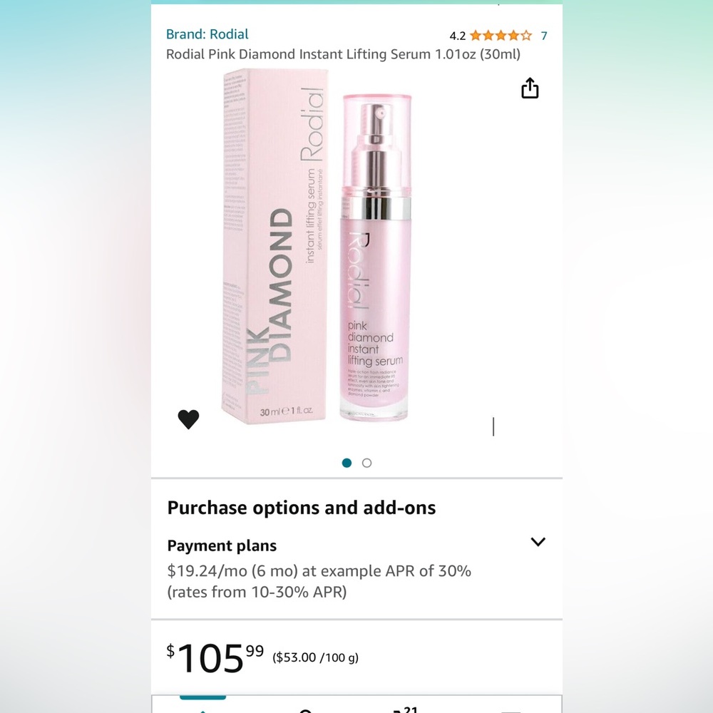 Pink Diamond Instant Lifting Serum By RADIAL. - Picture 6 of 6